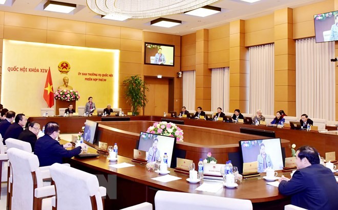 Ngày 21/2, diễn ra Phiên họp thứ 31 Ủy ban Thường vụ Quốc hội Khóa XIV - ảnh 1