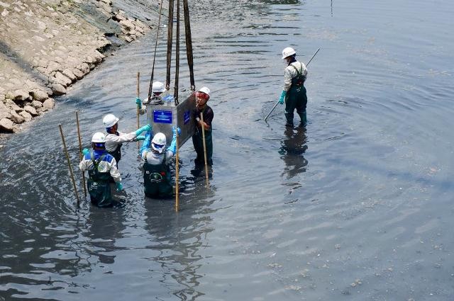 Lễ khởi công dự án tài trợ thí điểm làm sạch một đoạn sông Tô Lịch và một góc Hồ Tây bằng nguồn tài trợ của Nhật Bản - ảnh 4