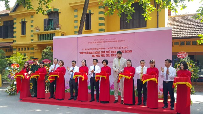 Khai trương Phòng trưng bày bổ sung “Một số hoạt động của Chủ tịch Hồ Chí Minh tại Khu Phủ Chủ tịch” - ảnh 1