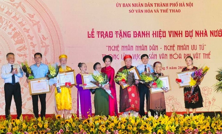 Hà Nội vinh danh Nghệ nhân Nhân dân, Nghệ nhân Ưu tú lần thứ hai 2019 - ảnh 1