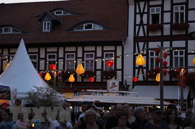 Rực rỡ sắc màu lễ hội đèn lồng Hội An lần thứ hai tại Đức - ảnh 1
