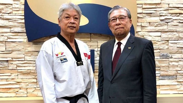Võ sư đầu tiên của Việt Nam đạt 9 đẳng huyền đai của Viện hàn lâm Taekwondo thế giới - ảnh 1