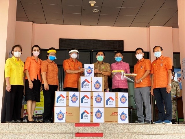 Kiều bào tại Udon Thani của Thái Lan hỗ trợ chính quyền tỉnh vật tư phòng chống dịch bệnh - ảnh 1