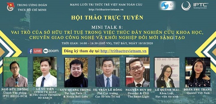 Diễn đàn Tri thức trẻ Việt Nam toàn cầu: Chuỗi Hội thảo trực tuyến về khoa học – công nghệ và khởi nghiệp kinh doanh - ảnh 1