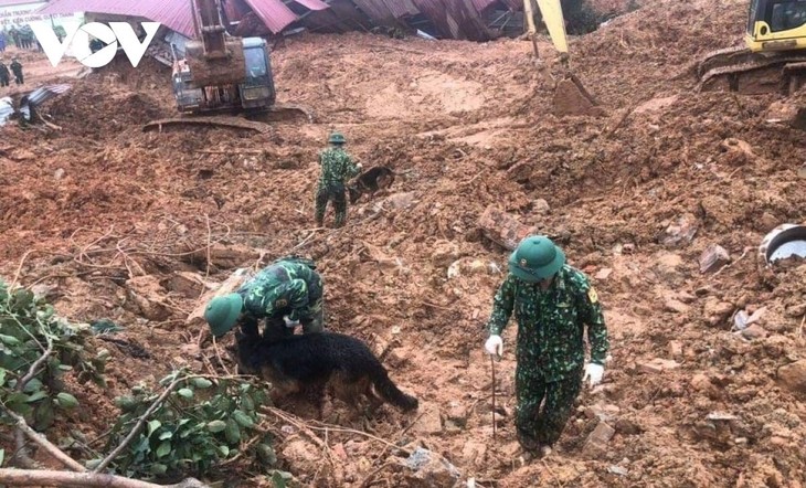 Đã tìm thấy 22 thi thể cán bộ, chiến sỹ Đoàn Kinh tế- Quốc phòng 337 tử nạn do sạt lở núi - ảnh 1
