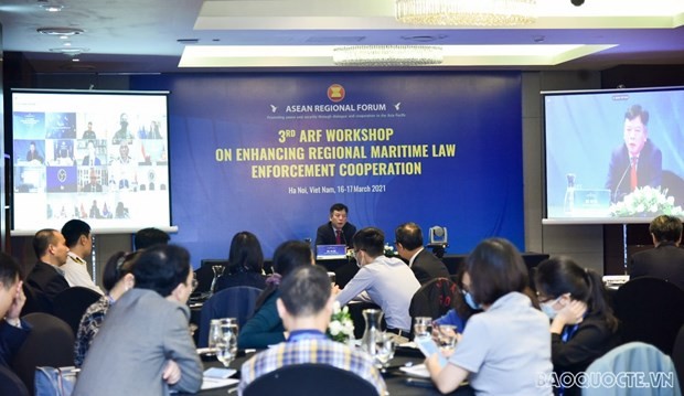 Hội thảo ARF lần thứ 3 về tăng cường hợp tác thực thi pháp luật trên biển - ảnh 1