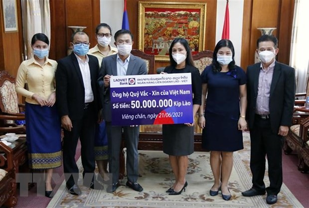 Cộng đồng người Việt tại Lào tiếp tục ủng hộ cuộc chiến chống dịch COVID-19 tại quê nhà - ảnh 1