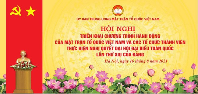 Ủy ban Trung ương Mặt trận Tổ quốc Việt Nam triển khai Nghị quyết Đại hội Đảng toàn quốc lần thứ XIII - ảnh 1