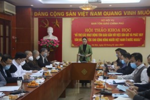 Hỗ trợ các hoạt động tôn giáo gắn với việc giữ gìn và phát huy văn hóa dân tộc cho người Việt Nam ở nước ngoài - ảnh 1