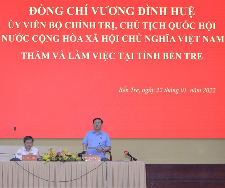 Chủ tịch Quốc hội Vương Đình Huệ: Bến Tre cần khơi dậy tinh thần Đồng Khởi trong phát triển kinh tế - xã hội - ảnh 1