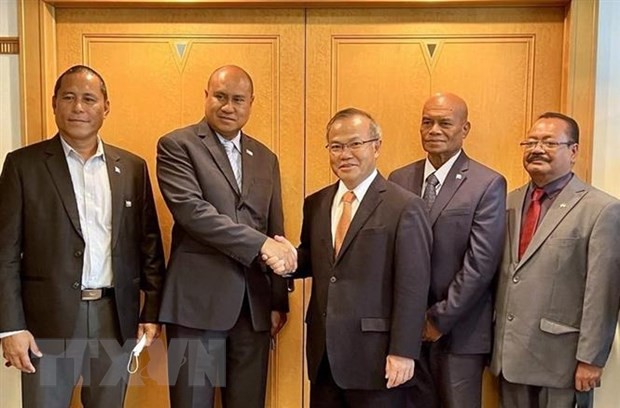 Cộng hòa Palau muốn tăng cường hợp tác kinh tế với Việt Nam  - ảnh 1
