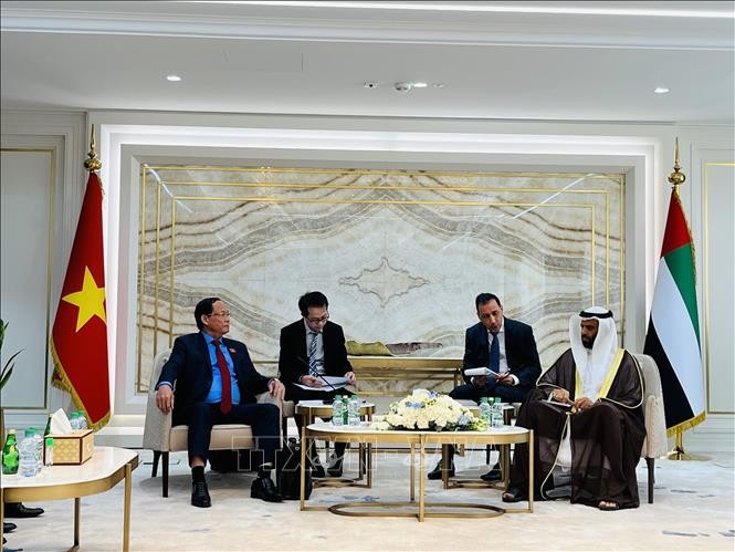 Phó Chủ tịch Quốc hội Trần Quang Phương thăm và làm việc tại UAE - ảnh 1