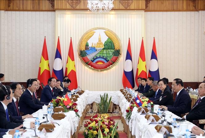 Việt Nam và Lào tăng cường hợp tác trên nhiều lĩnh vực - ảnh 1