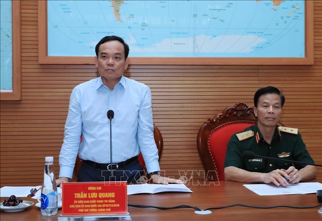 Phó Thủ tướng Trần Lưu Quang: Phối hợp chặt chẽ trong phòng, chống thiên tai và tìm kiếm cứu nạn - ảnh 1
