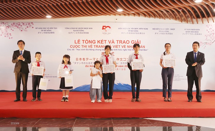 Đà Nẵng: 58 học sinh đoạt giải Cuộc thi vẽ tranh và viết về Nhật Bản - ảnh 1