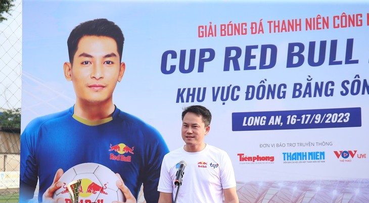Khai mạc Giải bóng đá Thanh niên công nhân Cup Red Bull 2023 khu vực Đồng bằng Sông Tiền - ảnh 2