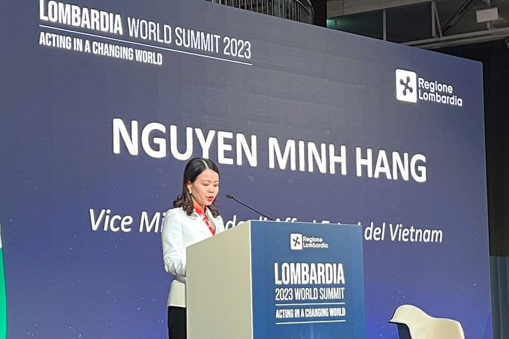 Hội nghị thượng đỉnh thế giới Lombardy 2023: Việt Nam đề xuất 5 giải pháp nhằm tăng cường hợp tác với Italy - ảnh 1
