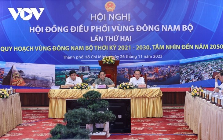 Thủ tướng Phạm Minh Chính chủ trì Hội nghị tham vấn quy hoạch vùng Đông Nam Bộ - ảnh 1