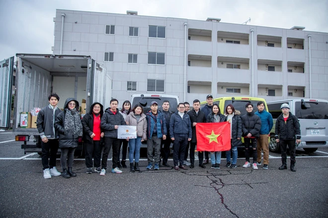 Động đất tại Nhật Bản: Đoàn công tác Tổng Lãnh sự quán Osaka hỗ trợ người Việt và người dân địa phương bị ảnh hưởng - ảnh 1