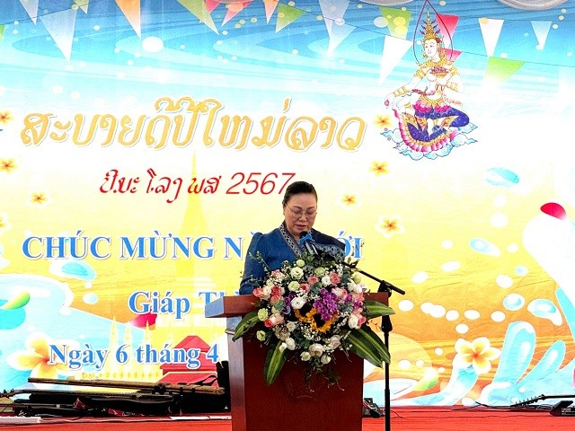 Đại sứ quán Lào tổ chức Bunpimay 2567 - ảnh 2