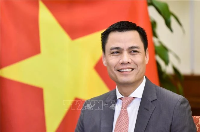 Việt Nam chúc mừng Tết cổ truyền của Lào và Campuchia tại Liên hợp quốc - ảnh 1