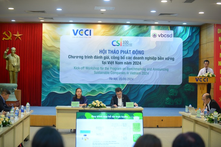 Phát động Chương trình đánh giá doanh nghiệp bền vững Việt Nam 2024 - ảnh 1
