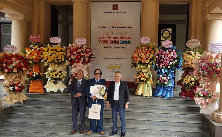 Winners of first “Vietnamese cultural heritage through painting” contest revealed  - ảnh 1