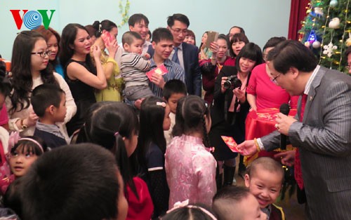 Вьетнамцы в России и Лаосе встречают Новый год по лунному календарю - ảnh 1