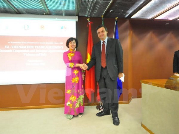 Вьетнам и Италия расширяют экономическое сотрудничество - ảnh 1