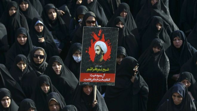 В Иране прошли акции протеста против казни шиитского проповедника в Саудовской Аравии - ảnh 1