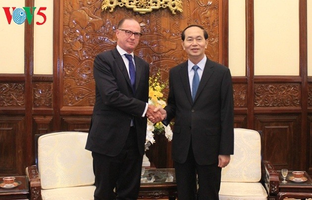 Президент Вьетнама Чан Дай Куанг принял послов Словакии и Австрии - ảnh 1