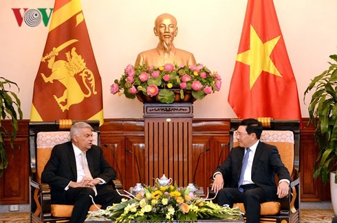 Вице-премьер, глава МИД Вьетнама встретился с прмьер-министром Шри-Ланки - ảnh 1