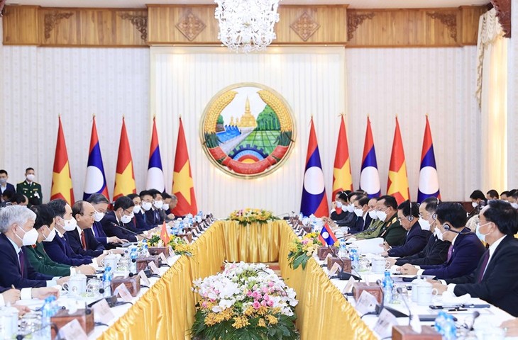 Вьетнам и Лаос расширяют двустороннее и многостороннее сотрудничество - ảnh 2
