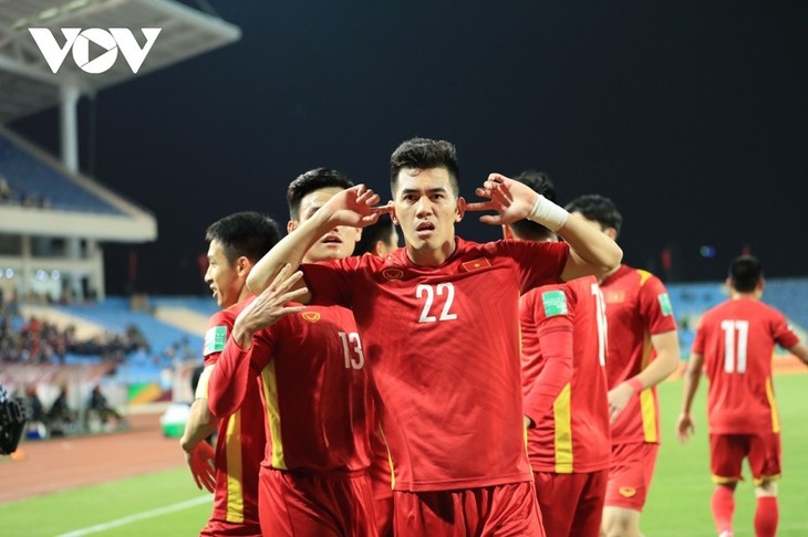 Отборочный турнир чемпионата мира по футболу 2022 года: Сборная Вьетнама одержала блестящую победу в первый день нового года по лунному календарю - ảnh 1