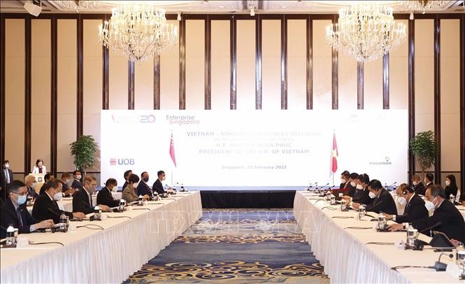 Вьетнамские и сингапурские предприятия договорились реализовать совместные проекты на общую сумму в 11 миллиардов долларов - ảnh 1