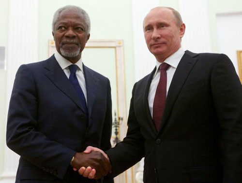 รัสเซียให้การสนับสนุนแผนการสันติภาพของนายโคฟีอันนัน - ảnh 1