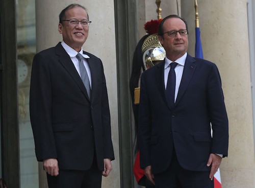 ประธานาธิบดีฝรั่งเศสและฟิลิปปินส์เรียกร้องให้มีปฏิบัติการเพื่อต่อต้านการเปลี่ยนแปลงของสภาพภูมิอากาศ - ảnh 1
