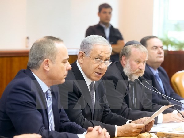 คณะรัฐมนตรีชุดใหม่ของอิสราเอลเข้าพิธีสาบานตนรับตำแหน่ง - ảnh 1