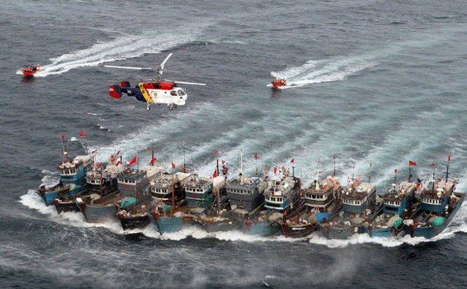 สาธารณรัฐเกาหลีออกคำเตือนเกี่ยวกับการที่จีนจับปลาอย่างผิดกฎหมายในทะเลเหลือง - ảnh 1