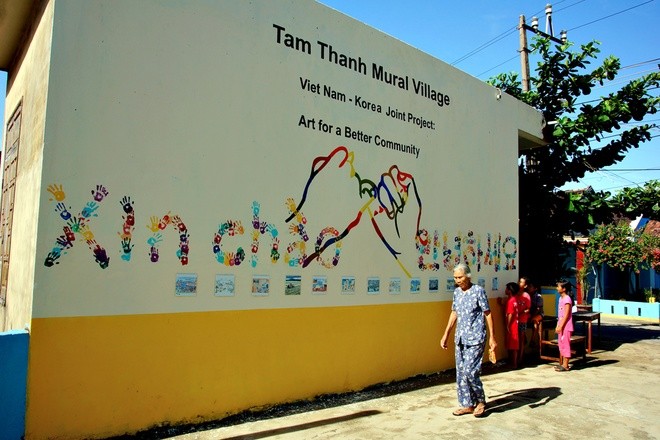 หมู่บ้านภาพวาดแห่งแรกในเวียดนาม - ảnh 1
