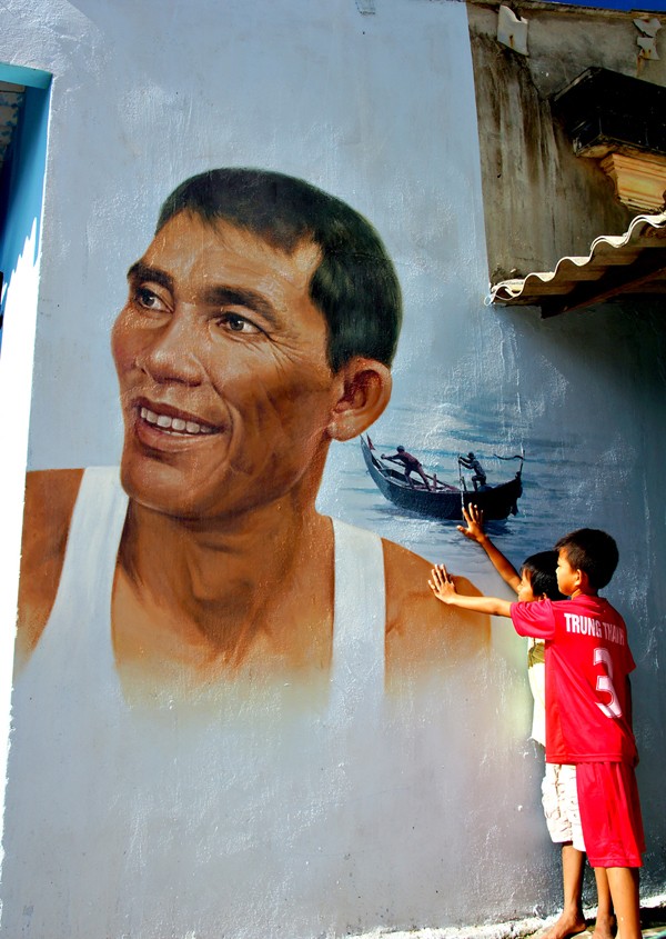 หมู่บ้านภาพวาดแห่งแรกในเวียดนาม - ảnh 9