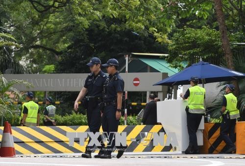 สิงคโปร์เพิ่มความเข้มงวดในการรักษาความปลอดภัยเพื่อเตรียมให้แก่การพบปะสุดยอดระหว่างสหรัฐกับเปียงยาง - ảnh 1