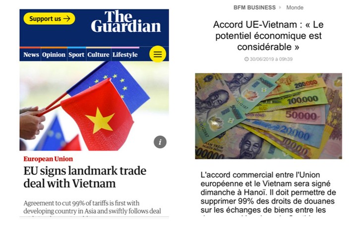 สื่อต่างๆของยุโรปให้ข้อสังเกตว่า EVFTA เป็นโอกาสทางการเมืองและการค้าของเวียดนาม - ảnh 1