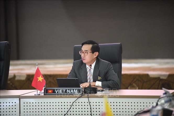 เวียดนามเป็นประธานในการประชุมแรกของคณะกรรมการตัวแทนถาวรประจำอาเซียน - ảnh 1