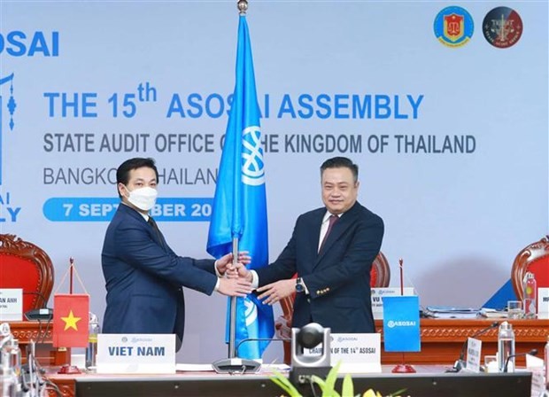 เวียดนามส่งมอบตำแหน่งประธาน ASOSAI ให้แก่ไทย - ảnh 1