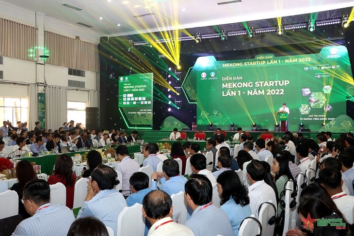ฟอรั่ม Mekong Startup ครั้งแรกปี 2022 การเกษตรที่ทันสมัย ปรับตัวเข้ากับการเปลี่ยนแปลงของสภาพภูมิอากาศ - ảnh 1