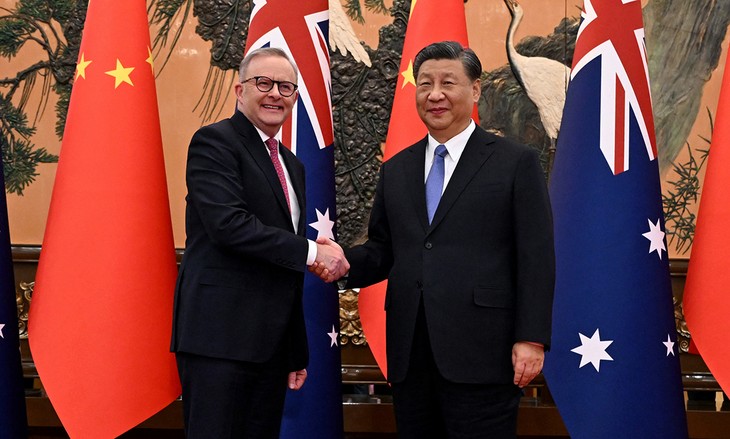 จีนและออสเตรเลียพยายามปรับปรุงความสัมพันธ์ - ảnh 1