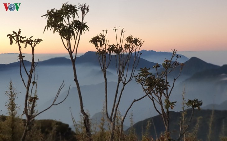 Viewing a spectacular sunset from Ky Quan San mountain - ảnh 2