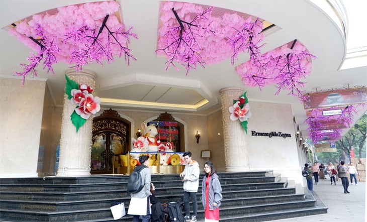 Hanoi covered in festive decorations to celebrate Tet - ảnh 7