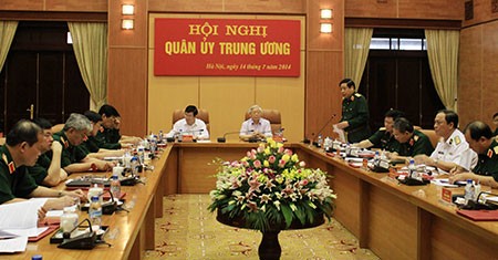 Party Central Committee's Military Commission launches year-end tasks  - ảnh 1